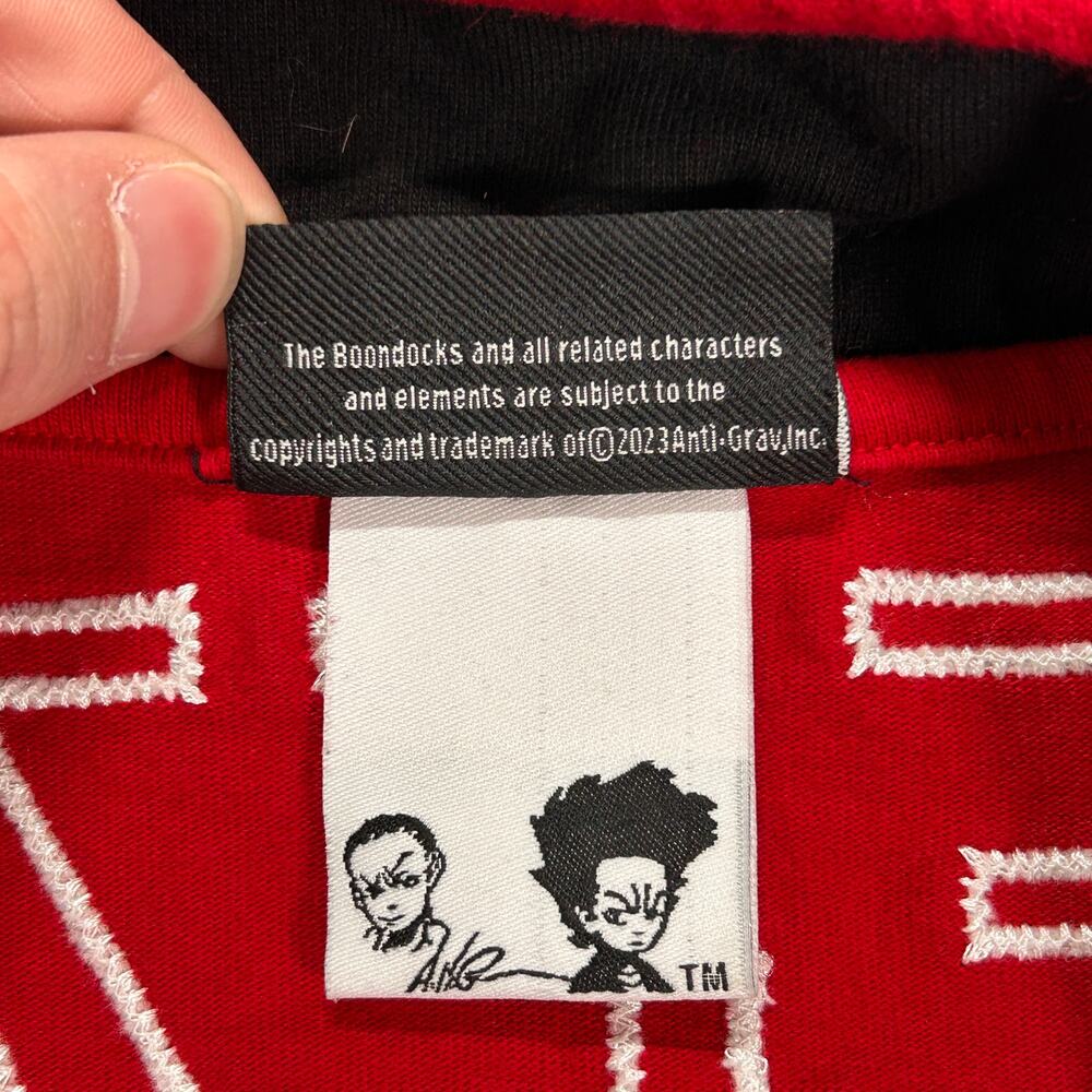 Boondocks Classic Reezy-100 hockey sportswear short sleeve jersey tshirt mens L - Picture 7 of 10